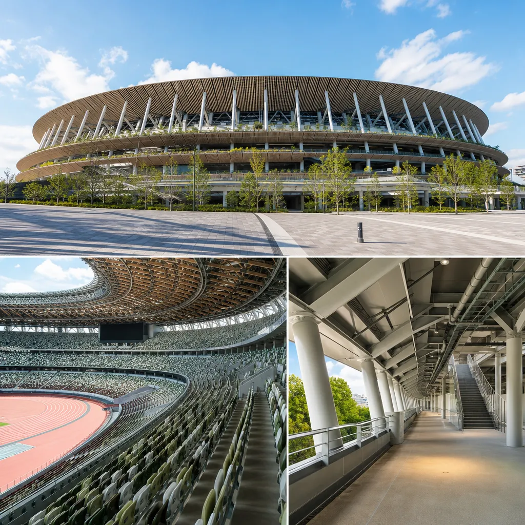 国立競技場は座席と動線で観戦準備が変わる